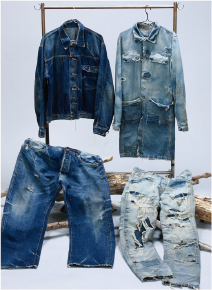 Denim Jacket ＆ Denim Pants(Damaged Jeans)