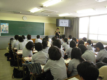 岡山理科大学付属高等学校の生徒さんが校外授業に来られました！ 