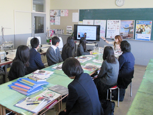笠岡商業高校の生徒さんによる授業体験！