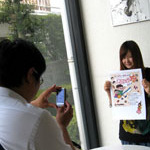 〜産学協同プロジェクト〜　親子イベント　おぎゃっと21 ポスターデザイン完成　山陽新聞社様より取材を受けました
